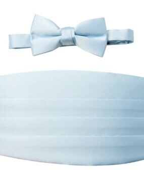 Bow Tie and Cummerbund Set - Boys 4-7 - NWT - Perriwinkle Blue